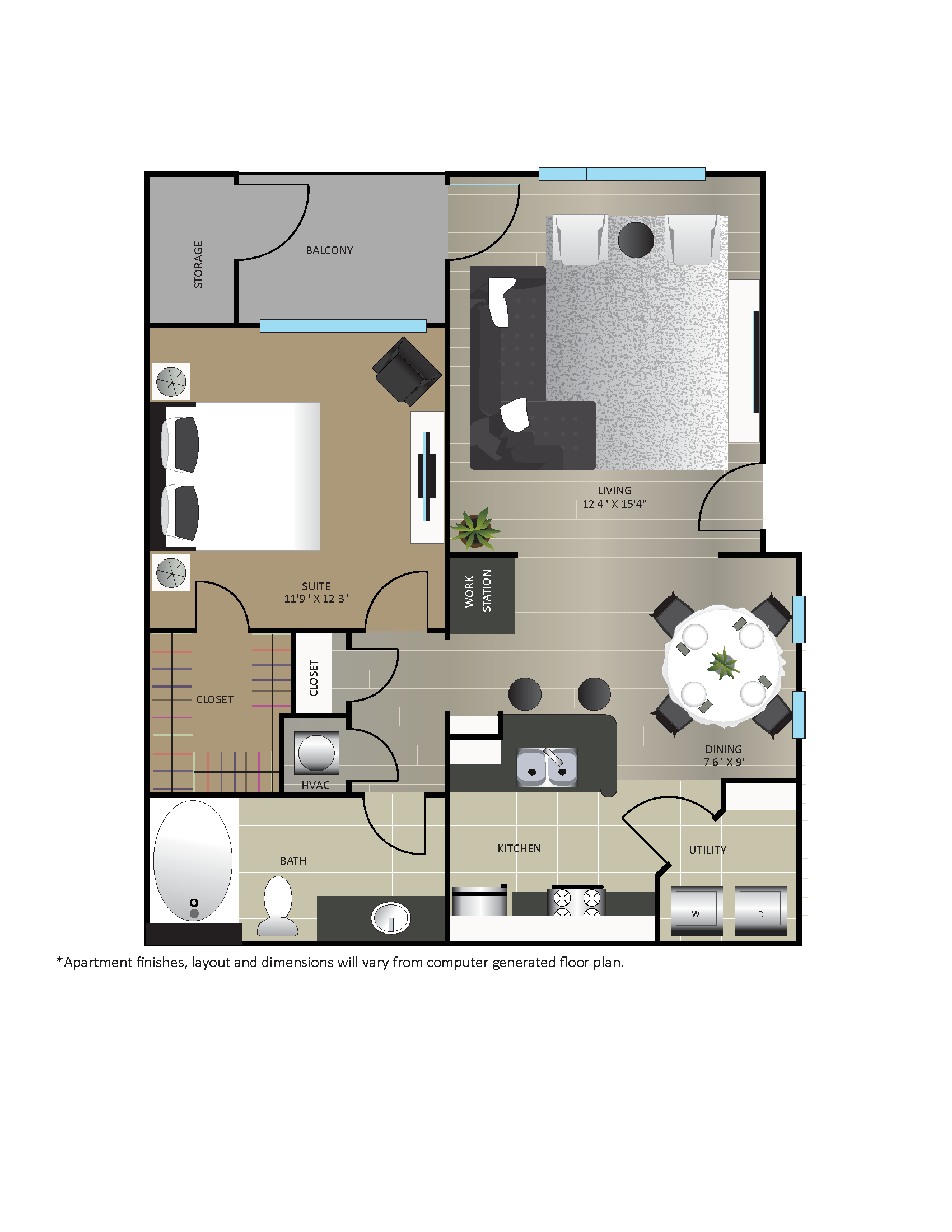 A2 floor plan